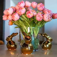 Coloré Villeroy Boch tulipe branche doux bouquet de fleurs artificielles décoratif maison fête mariage plante