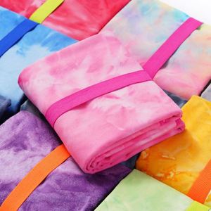 Factory Cheap Price Outdoor Traditional Tie-Dye Process Microfiber Absorb Water Beach Towel - Product Image 1