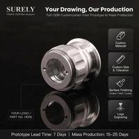 Pièces en aluminium usinées CNC de précision sur mesure OEM, service de fraisage par électroérosion à fil pour composants industriels optiques, tolérance de 0,01 mm