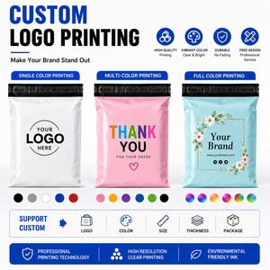 Bolsa de Envío Ecológica Personalizada con Logotipo, Bolsa de Poliéster Negra Reciclada, Apta para el Embalaje de Envíos <span class=keywords><strong>Express</strong></span> - Product Image 4