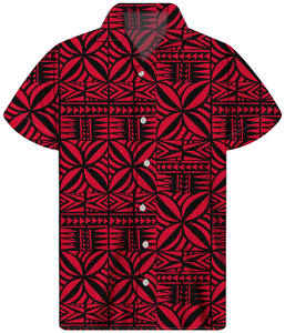 Chemise à manches courtes pour <span class=keywords><strong>homme</strong></span>, motif <span class=keywords><strong>floral</strong></span>, style tribal samoan, respirante, décontractée, vente en gros d'usine, luxe, été - Product Image 3