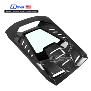 Couvercle de moteur arrière en Fiber de carbone sec de Style Tecnica pour Lamborghini Huracan LP580 LP610 EVO 2014-2025 - Product Image 1
