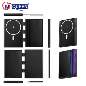 Batterie externe magnétique sans fil 2 en 1 de 22,5 W avec emplacement pour porte-cartes, batterie portable de 4500 mAh pour iPhone 16 15 14 - Product Image 3