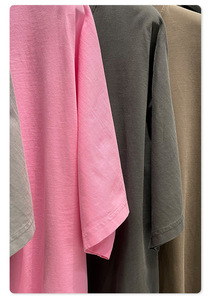 Fabricants de vêtements, t-shirt décontracté à manches courtes, style urbain, extérieur, ample, 310 g, 100 % coton, traitement anti-froissement, pour hommes - Product Image 4