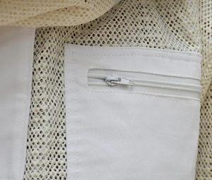 Conception professionnelle 3 couches Ultra maille et coton ventilé apiculture protection unisexe Premium Plus apiculture veste ventilée - Product Image 4