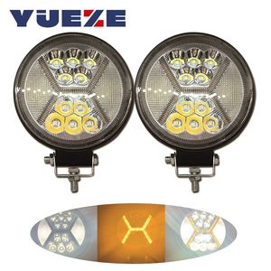 4 pulgadas 132W ámbar Ojos <span class=keywords><strong>de</strong></span> Ángel <span class=keywords><strong>Led</strong></span> Lámpara <span class=keywords><strong>de</strong></span> trabajo foco luz <span class=keywords><strong>de</strong></span> conducción lámpara antiniebla <span class=keywords><strong>para</strong></span> todoterreno coche motocicleta camión Tractor barco remolque - Product Image 1