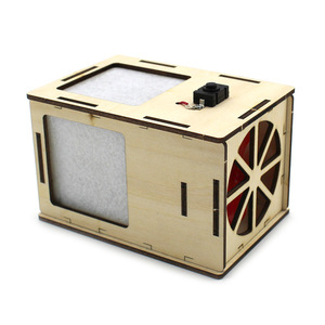 Kit de Ciencia DIY Purificador de Aire: Juguete Educativo de Madera para Ensamblaje Manual para Niños de 7-9 Años - Aprendizaje STEAM - Product Image 4