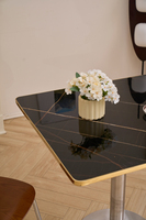 Ensemble de table et chaises de salle à manger T-015B, ensembles de salon, ensembles de salle à manger, meubles de salle à manger, meubles de luxe