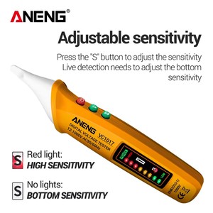 Voltímetro Automático ANENG VC1017 con Detector de Sonido, Multímetro Digital AC IP55 con Precisión de 0.1 - Product Image 3