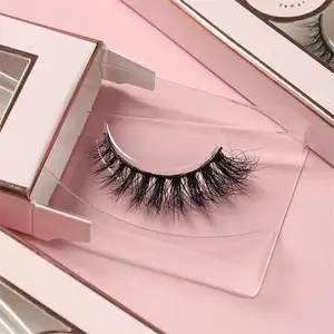 iShero customize boxes 11mm 12mm 13mm 3D natural wispy mink small eyelashes short terminal eyelash half lashes