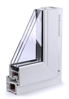 Co-extrusion plastique à double vis conique contrepoussante, rapport L/D 33:1, pour profilés PVC/UPVC de portes, fenêtres et meubles