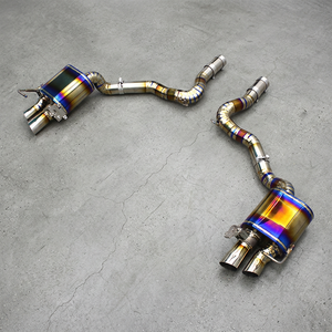 Tubos de Escape Valvetronic BOSKA para Continental GT V12 6.0T 2018-2024, Sistema de Escape de Acero Inoxidable Pulido de Titanio para Carreras - Product Image 1