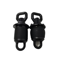 Bouchon d'expansion en caoutchouc noir en plastique 2023, bouchon extensible en plastique