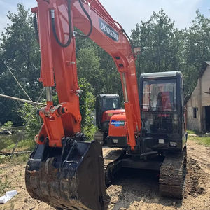 Excavadora sobre orugas Doosan DH60 usada de rendimiento perfecto, excavadora Doosan de 6 toneladas, miniexcavadora de segunda mano con bajas horas de trabajo - Product Image 1