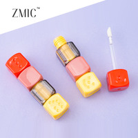 Tubes de brillant à lèvres uniques de 4,5 ml, flacons vides pour huile à lèvres avec applicateur transparent, emballage cosmétique portable en plastique en vrac