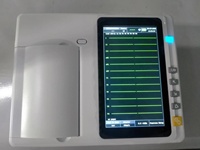 Electrocardiógrafo Portátil Digital de 3 Canales y 12 Derivaciones QD-ECG301 con Pantalla Táctil de 7 Pulgadas, Batería Recargable y Certificación ISO13485