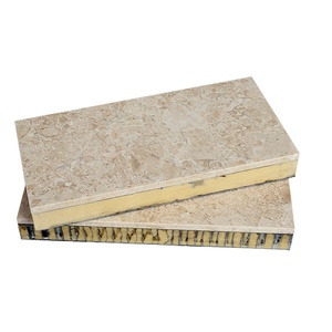 Đá tự nhiên kết hợp với tấm nhôm tổ ong để trang trí - Product Image 1