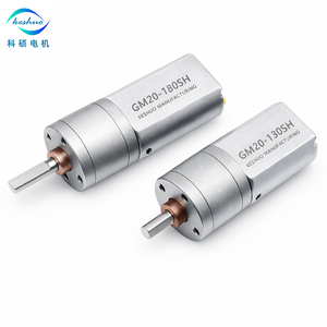 純粋な金属リダクションギアを備えた180 <span class=keywords><strong>dc</strong></span>ブラシモーター低速高トルクダブルフラットシャフト3V-24VDIYロボット - Product Image 3