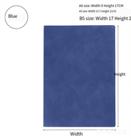 Carnet de notes professionnel personnalisé avec logo imprimé, couverture en papier, agenda quotidien, reliure parfaite, couverture mate douce au toucher, couleurs personnalisées