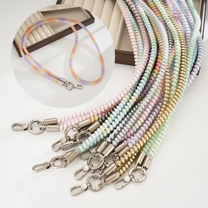 Chaîne de téléphone portable polyvalente et robuste anti-perte, style coréen, couleur bonbon, en forme de fil téléphonique, pour <span class=keywords><strong>collier</strong></span> ou bandoulière - Product Image 3