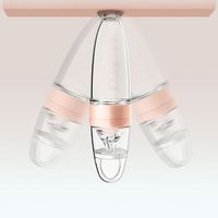 Haute qualité 100% Silicone de qualité alimentaire nouveau-né bébé biberon bébé pressant biberon avec cuillère