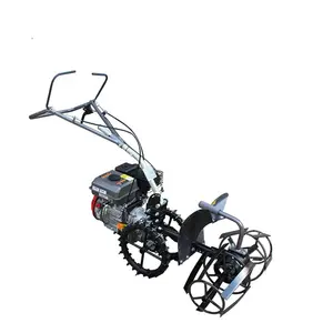 mini cultivador de ruedas Suppliers-CE maquinaria agrícola Agrícola Motocultor Mini mano de dos ruedas Tractor cultivador de Weeder Tiller para venta