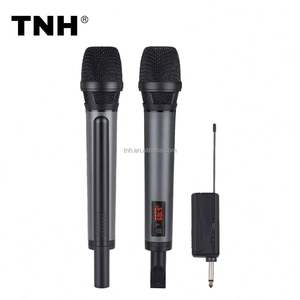 TNH UM- U5200 mikrofon nirkabel genggam profesional, mikrofon Karaoke nirkabel genggam kinerja panggung Vlog 58 UHF untuk Gereja - Product Image 1