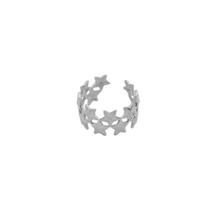 2026 New Exquisite Elegant Niche Design Pentagram <b>Ring</b> Fashionable Vintage Unisex's Stainless Steel <b>Rings</b> Wholesale Jewelry - Product Image 6