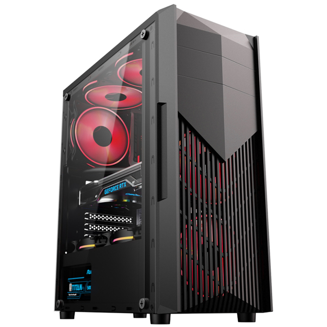 Wholesale Cool Gaming Pc case Mid Tower Pc case OEM Customized Desktop Computer case