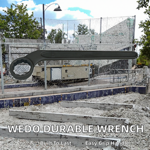 Clé métrique à usage unique, forgée à l'état brut, norme DIN allemande, à poignée courbée, résistante à l'usure, finition chromée, OEM - Product Image 2