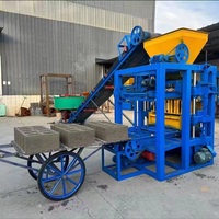 Machine automatique de fabrication de briques creuses en béton/ciment avec pompe PLC et boîte de vitesses, prix usine, facile à utiliser