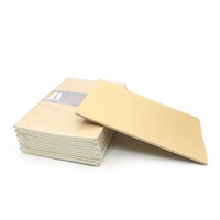 Stock di fabbrica logo personalizzato stamping marrone kraft taccuino di carta 12pcs in calore termoretraibile confezionamento in film