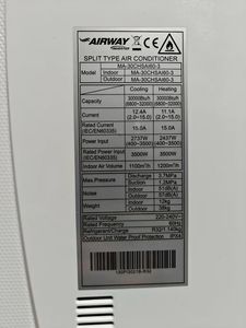 <span class=keywords><strong>Aire</strong></span> Acondicionado Split TCL OEM de Alta Calidad, 30000 BTU, R32 <span class=keywords><strong>Inverter</strong></span>, 220V 60hz, Fuente Solar DC, Clase de Ahorro Energético, para Hotel - Product Image 3