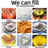 FillinMachine Semi-automatique crème glacée eau liquide miel jus sauce boisson gazeuse pâte de tomate machine de remplissage