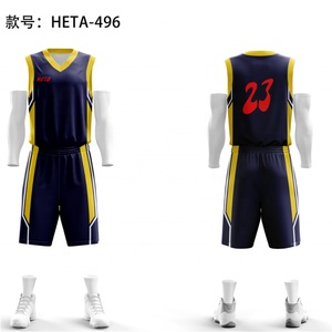 High Quality Youth College Basketball Uniforms Breathable Basketball Jersey Custom <b>Men</b> Training Wear Basketball Wear <b>Vest</b> Shorts - Product Image 2