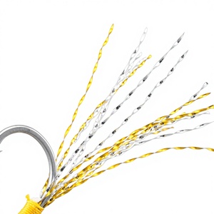 10 # ~13 #   Iseni Hameçon simple renforcé en fil d'or et d'argent, noué à la main, avec plaque <span class=keywords><strong>de</strong></span> <span class=keywords><strong>fer</strong></span> antirouille, pour appât à <span class=keywords><strong>carpe</strong></span>, pour achigan, brochet et pêche en rivière - Product Image 5