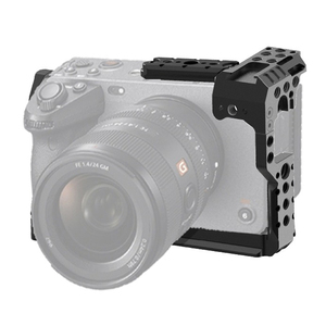 YEAH OTAN Rails Plaque de dégagement rapide Cage complète/demi-corps interchangeable pour appareil photo <span class=keywords><strong>Sony</strong></span> <span class=keywords><strong>FX30</strong></span> X3 avec pince de câble HDMI - Product Image 1