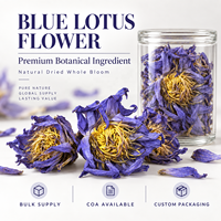 Fleurs de lotus bleues séchées Nymphaea Caerulea de qualité alimentaire en vrac pour tisane