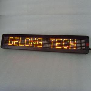 Điều khiển từ xa 7x80pixel p7.62 trong nhà màu đỏ màu xanh lá cây Tiếng Anh điện tử màu kép di chuyển LED dấu hiệu tin nhắn - Product Image 2