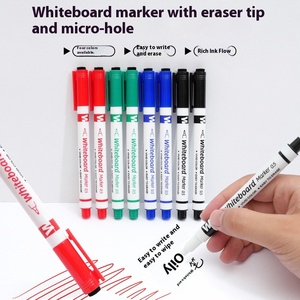 Stylo marqueur de tableau blanc micro-poreux tête de gomme de vente chaude transfrontalière pour dessin peinture enregistrement couleurs d'encre rechargeables - Product Image 5