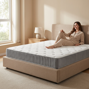 Wholesale Custom Double Twin Size Pocket Spring Mattress with Breathable Fabric - Product Image 2