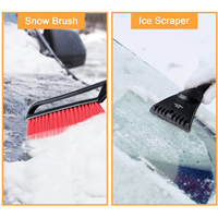 Brosse à Neige Automobile Multifonctionnelle avec Pelle Détachable Nouveau Grattoir à Glace Économique Doté de Fonctionnalités de Dégivrage et de Raclage de Givre