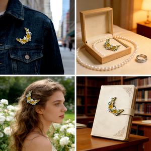 Badge en métal personnalisé par le fabricant, mignon et tendance, épinglette en émail dur ou souple, idéal pour les occasions importantes - Product Image 4