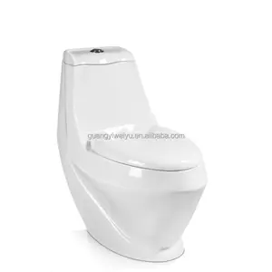 Heißer Verkauf Libyen S-Falle 250 mm Keramik Toiletten große Größe ein Stück Washdown Wasser klosett Jemen Badezimmer 4 Zoll Blowdown Kaliber WC