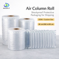 AIR-DFLY 40 CM rouleau d'emballage de colonne d'air d'épaisseur régulière pour la livraison postale Protection coussin Wrap feuille de tampon gonflable