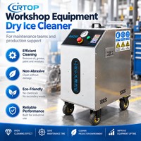Équipement de nettoyage à la glace sèche Crtop pour l'entretien des ateliers et l'utilisation compacte en usine multi-stations