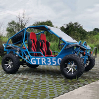 Moto à quatre roues refroidie à l'eau, grande taille, 350cc, pour adulte, deux places, tout-terrain, karting, buggy, ATV/UTV, en promotion