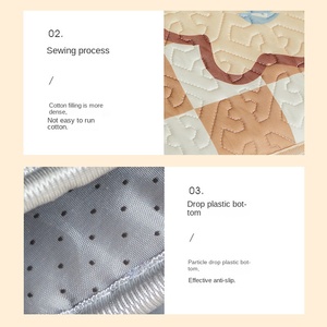 Kennel Tất Cả Các Mùa Phổ Vàng Retriever Vừa Lớn Con Chó Ngủ Giường Sofa Sàn <span class=keywords><strong>Mat</strong></span> In 100% Cotton Thân Thiện Với Môi - Product Image 4