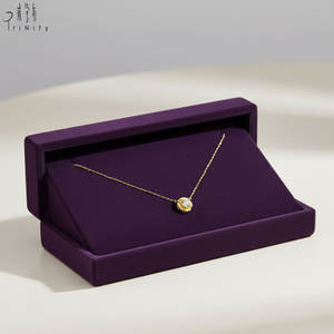 Collier empilable populaire pour femmes, motif floral raffiné, en or rose massif 18 carats, avec pendentif en diamant naturel véritable - Product Image 6