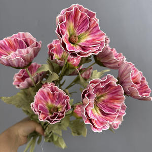 Fiori Artificiali Anemone e Papavero Stampati in 3D, Decorazione per la Casa, Fiori da Tavolo, Accessori per Composizioni Floreali Estive e Matrimoni - Product Image 4